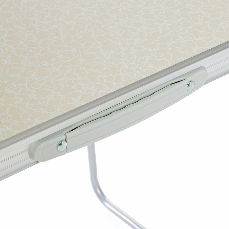 Portable Folding Table Laptop Desk Study Table Aluminum Camping Table with Carrying Handle and  Foldable Legs Table for Picnic Beach Outdoors