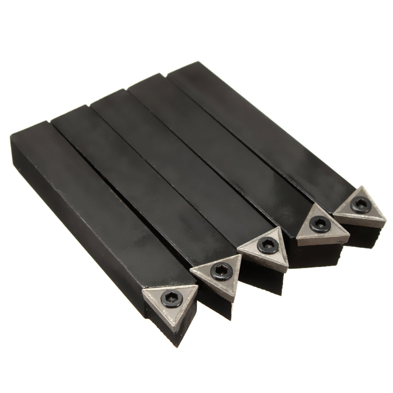 5pcs 3/8 Inch Shank TCMT1102 Lathe Carbide Inserts with Turning Tool