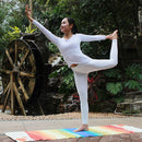 KALOAD Microfiber Yoga Towel Double Sides Rhombus Non-slip Absorbent Anti-bacterial Fitness Mats