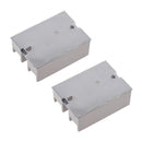 2PCS Solid State Relay SSR-25DA 25A /250V 3-32V DC Input 24-380VAC Output Q7O7