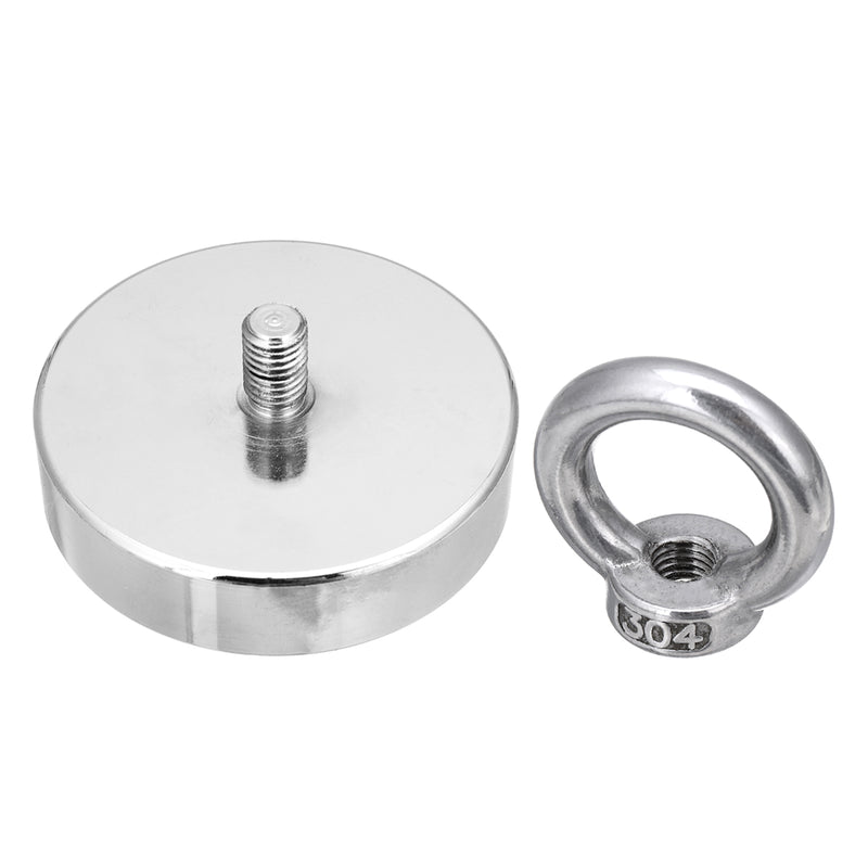 50KG D36mm Neodymium Magnet NJ36 Sea Fishing Metal Treasure Hunting Recovery Magnet