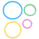 Set of 4 Round Plastic Knitting Looms