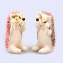 Honana BX Resin Shy Hedgehog Toothbrush Suction Holder Wall Mount Plug Socket Organizer Sundry Key