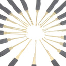 DANIU 24pcs Single Hook Lock Pick Set Locksmith Tools Lock Pick Kit