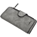 Baellerry Women Long Wallet PU Leather Clutch Card Holder Large Capacity Pu T3P9