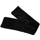 Women's Faux Rabbit Fur Scarf Autumn Winter Scarves black C1G5