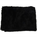 Women's Faux Rabbit Fur Scarf Autumn Winter Scarves black C1G5