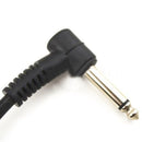 6 x Electric Guitar Cables 6 inch 1/4 Right Angle Effect Pedal Patch Cord B V1T2