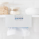 Jordan&Judy Portable Iron Under Shelf Hanging Holder Hanging Tissue Storage Rack Kitchen Storage No Nail No Hole Organizer