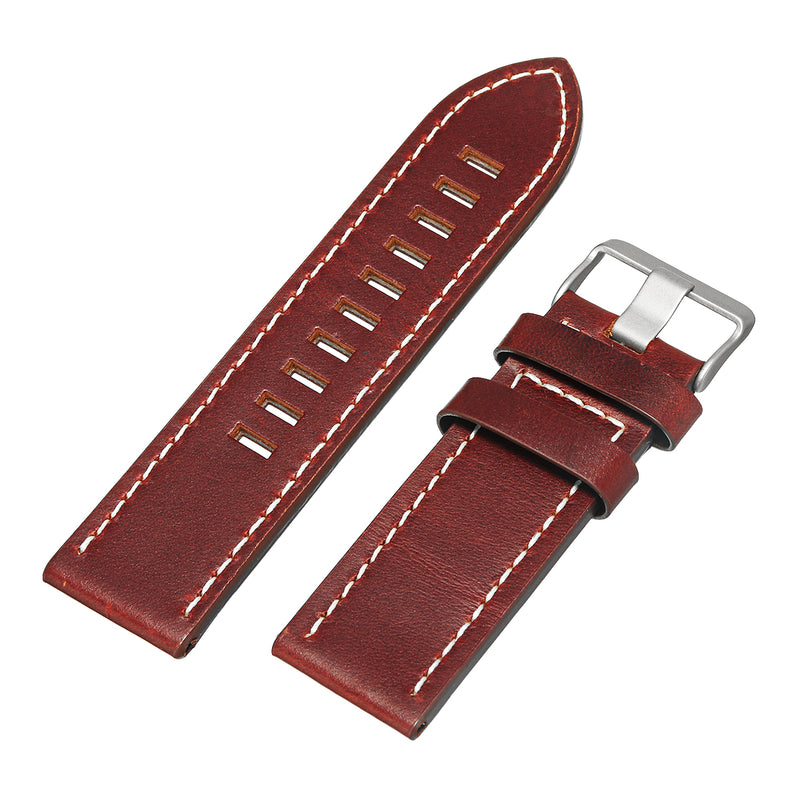 Replacement Leather Wrist Strap Watch Band with Tool For Garmin Fenix 3/5 5X 5S