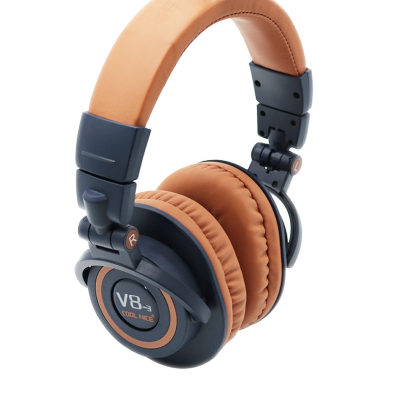 Cool Nice V8-3 Over Ear Foldable Noise Cancelling Heavy Bass Microphone bluetooth Headphone