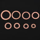 150Pcs 8 Sizes Copper Metric Sealing Washers Assortment Set B5X8