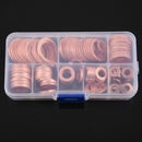 150Pcs 8 Sizes Copper Metric Sealing Washers Assortment Set B5X8