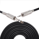 4.9ft 3.5mm 1/8 inch Male to 6.35mm 1/4 inch Male TRS Stereo Audio Cable Ho