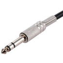 4.9ft 3.5mm 1/8 inch Male to 6.35mm 1/4 inch Male TRS Stereo Audio Cable Ho