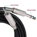 4.9ft 3.5mm 1/8 inch Male to 6.35mm 1/4 inch Male TRS Stereo Audio Cable Ho