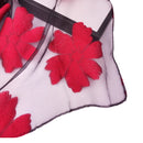 Fashion Elegant Women Flower yarn Long Scarf Soft Shawl Gift red G8T8