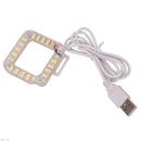 White USB 20 LED Lens Ring Flash Fill Light Lamp for GoPro Hero 3 3+ 4 Came L9P2