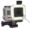 White USB 20 LED Lens Ring Flash Fill Light Lamp for GoPro Hero 3 3+ 4 Came L9P2