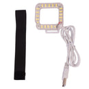 White USB 20 LED Lens Ring Flash Fill Light Lamp for GoPro Hero 3 3+ 4 Came L9P2