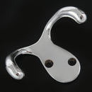 Bright chrome Interior Decor Double Prong Robe Hook