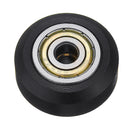 5pcs 625zz Flat Type Plastic Pulley Concave Idler Gear With Bearing for 3D Printer
