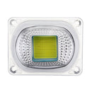 High Power 50W White / Warm White LED COB Light Chip with Lens for DIY Flood Spotlight AC220-240V