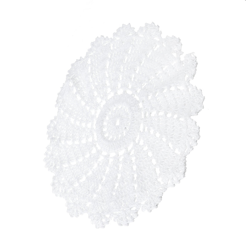 10Pcs/Set Hand Crocheted Doilies Cotton Woven Round Cup Dish Table Tablecloth Placemat Decorations