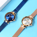 MEGIR 4211 Diamond Waterproof Casual Style Women Watch Milanese Steel Quartz Watches