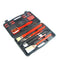 18 Pcs Outdoor BBQ Tools Stainless Steel Camping Picnic BBQ Grill Needle Fork Set Barbecue Supplies