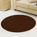Round Anti Skid Fluffy Shaggy Area Rug Dining Room Home Table Carpet Floor Mat