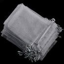 Organza Wedding Party Favor Gift Candy Sheer Bags Jewelry Pouch, 50 pcs 4in C5H9