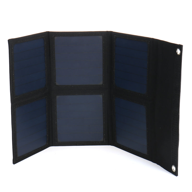 DL-SP30 80W 18V Efficient Solar Panel Solar Charger Tri-fold Bag Foladable Solar Power Bank Panel Phone Charger