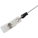Badge holder winder with belt clip retractable carabiner id card visit card F4F6