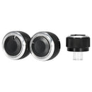 3Pcs Air  Panel Control Switch Knob For Golf Jetta Mk5 Passat B6 C4W3