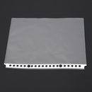 Pack of 200 A5 Clear Punched Pockets - Plastic Poly Folders L6K7