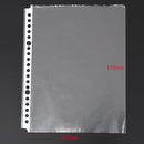 Pack of 200 A5 Clear Punched Pockets - Plastic Poly Folders L6K7