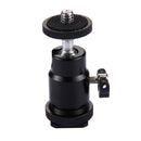 PULUZ PU211 Cold Shoe Tripod Head Mount Adapter Tripod Screw Head with Lock for DSLR Camera
