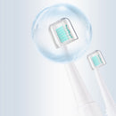 Bakeey Electric Sonic Vibration Toothbrush Portable IPX7 Waterproof DuPont Bristles Tooth Brush with 2 Brush Heads