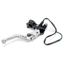 Pair Universal 22mm Motorcycle Adjustable Brake Clutch Lever Master Cylinder