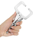 6 Inch Vise Grip Locking Quick Clamp Pliers Crimping Pliers Wood Locator Tool