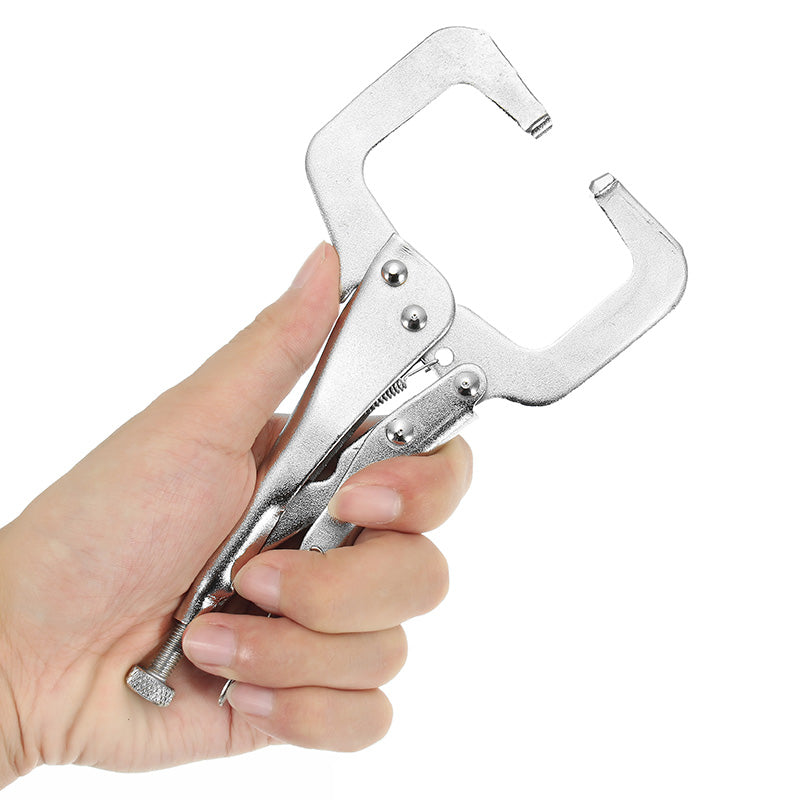 6 Inch Vise Grip Locking Quick Clamp Pliers Crimping Pliers Wood Locator Tool