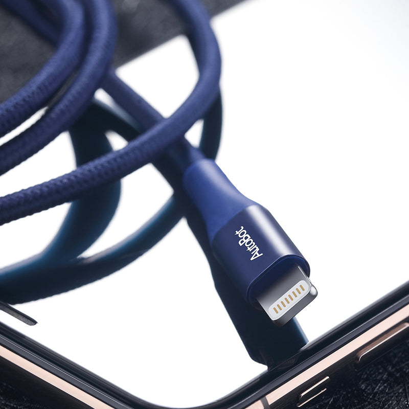 ROCK 2.4A MFI Certificated Fast Charging Data Cable For iPhone X XS Max iPad Pro iPod