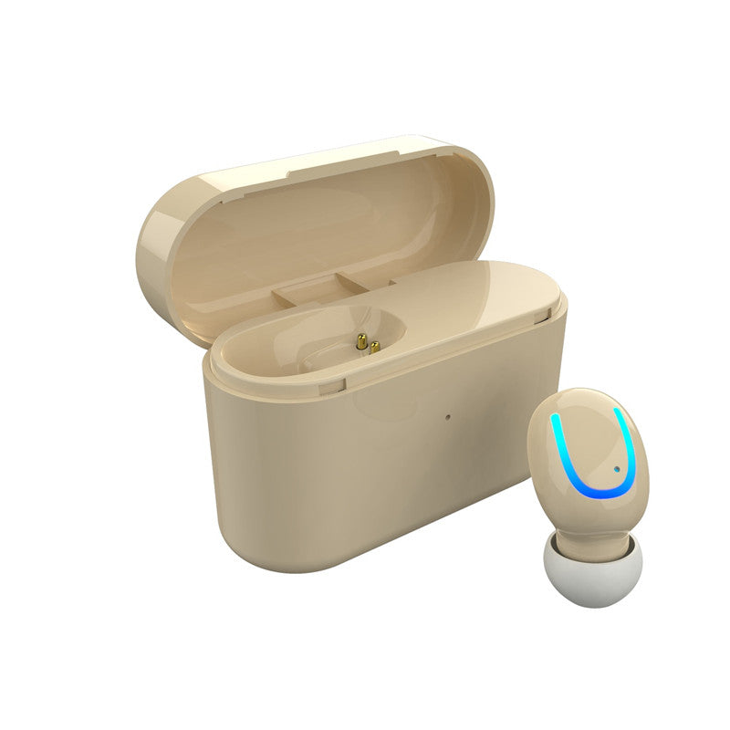 [bluetooth 5.0] TWS True Wireless Earphone Dual Single Earbud Noise Cancelling Mic with Charging Box
