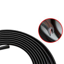 16FT/5M Black Moulding Trim Rubber Strip Car Door Scratch Protector Edge Gu