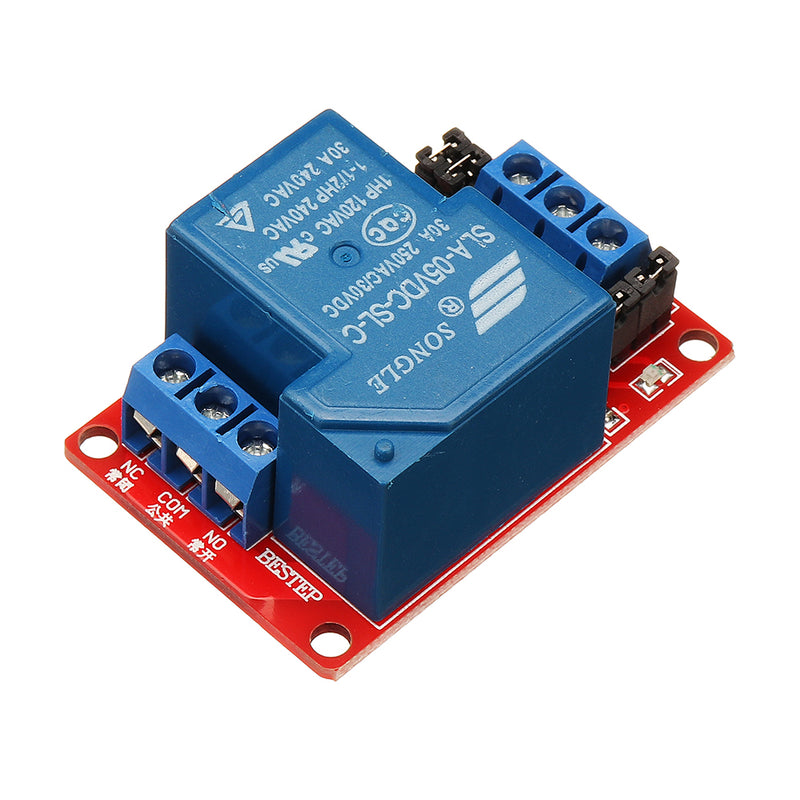 10pcs BESTEP 1 Channel 5V Relay Module 30A With Optocoupler Isolation Support High Low Level Trigger