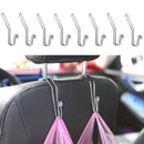8 PACK Metal Headrest Car Hooks Hanger, Car Seat Holder Coat Clothes Hook B P6J6