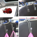 8 PACK Metal Headrest Car Hooks Hanger, Car Seat Holder Coat Clothes Hook B P6J6