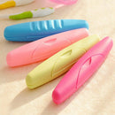 Portable Toothbrush box Travel Hiking Camping Brush Box Tube,Blue U3G8
