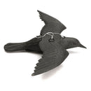 Realist Flying Raven Statue Scarecrow Wrestling Against Insect and Bird for R2U4